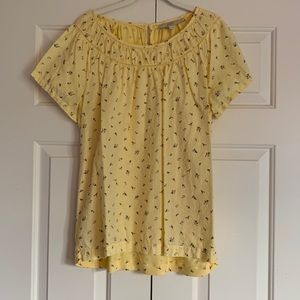 Loft mixed media top